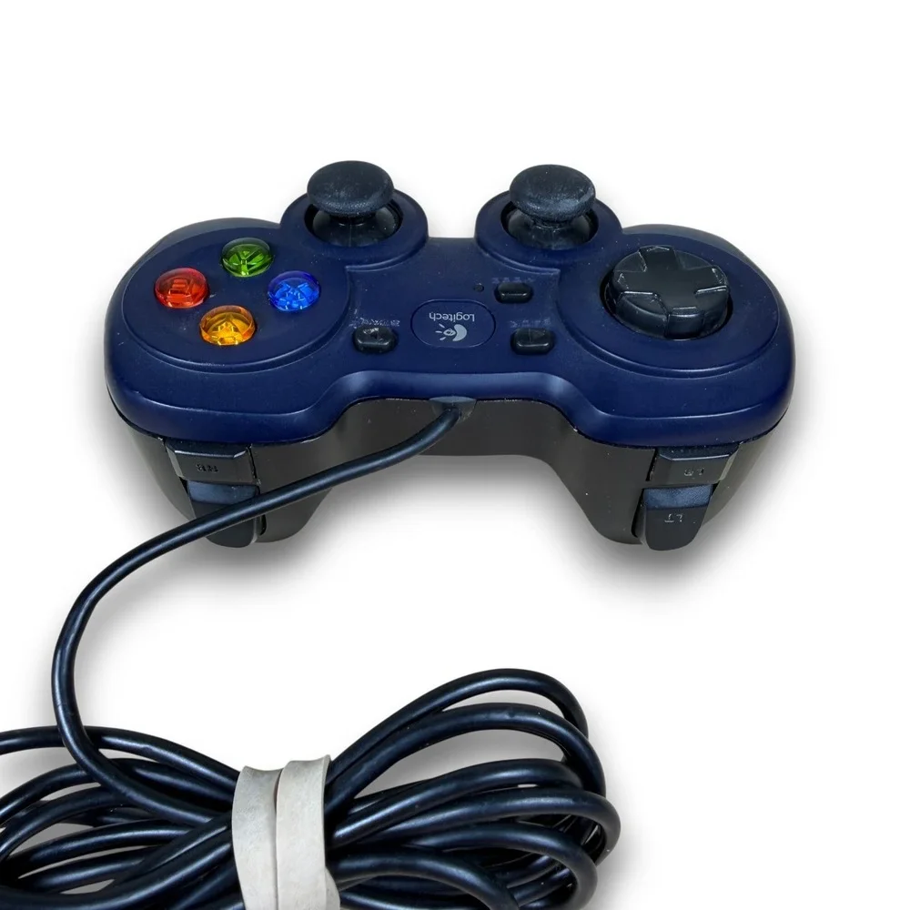 Logitech Gamepad‎ F310 USB Wired Controller Dark Blue Black PC Gaming 840-000058